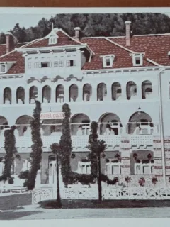 Carte postala, Calimanesti Hotel Cozia, perioada interbelica