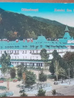 Carte postala, Calimanesti, Hotel Soc Govora-Calimanesti, 1924