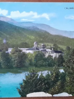 Carte postala, Calimanesti Manastirea Cozia, perioada interbelica