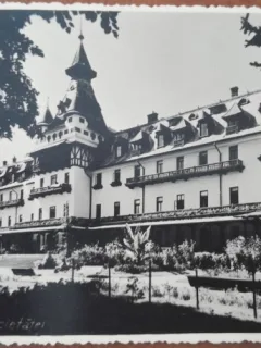 Carte postala, Calimanesti, Marele Hotel al Societatii, 1912