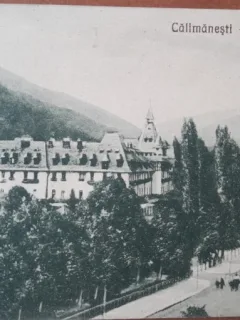 Carte postala, Calimanesti, Marele Hotel, perioada interbelica