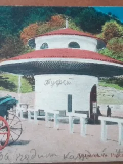 Carte postala, Calimanesti, Parcul Caciulata, perioada interbelica
