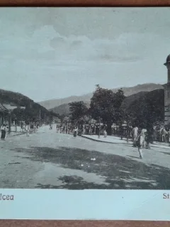 Carte postala, Calimanesti Valcea strada principala, perioada interbelica