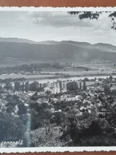 Carte postala, Calimanesti, vedere generala, perioada interbelica