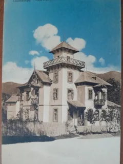Carte postala, Calimanesti, vila Macelariu, perioada interbelica