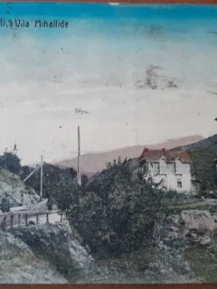 Carte postala, Calimanesti, vila Mihailide, 1924