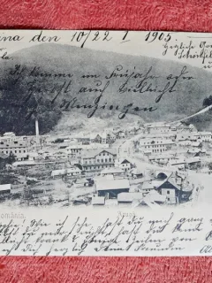 Carte postala, Campina 1922