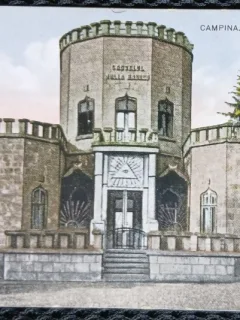 Carte postala, Campina, Castelul B.P. Hasedu, 1930