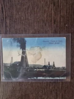 Carte Postala - Campina. Eruptia de Sonda. Schela Bucea