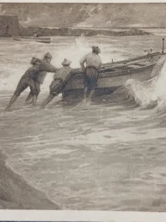 Carte postala, Capri, Raimund Germela, perioada interbelica