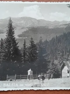 Carte postala, Casa a TCR Baleia cu varf Bilugu, 1957