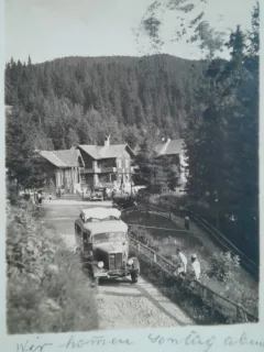 Carte postala, Casa de Cura Sibiu, perioada interbelica
