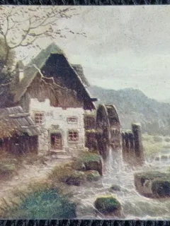 Carte Postala, Casa din mediul rural, Olanda, perioada interbelica