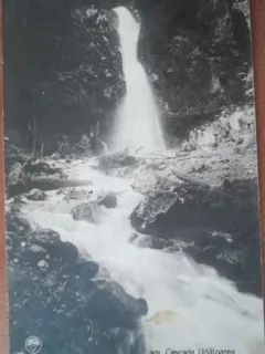 Carte postala, Cascada Urlatoarea, perioada interbelica