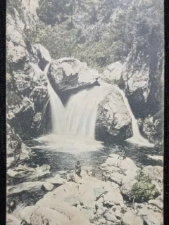 Carte Postala, Cascada Vaidey, judetul Gorj, perioada interbelica
