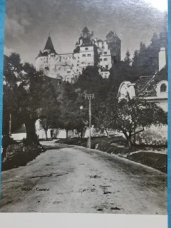 Carte postala, Castelul Bran, 1959