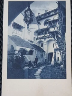 Carte Postala, Castelul Bran, perioada interbelica