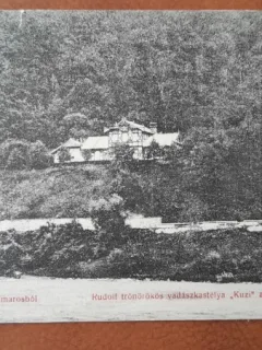 Carte postala, Castelul de vânătoare Tronorok al lui Rudolph din Maramures, inceput de secol XX