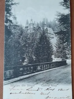 Carte postala Castelul Peles, 1903