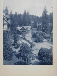 Carte Postala, Castelul Peles, Dependinte, perioada interbelica