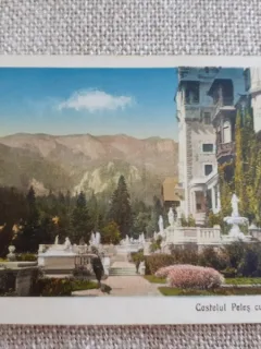 CARTE POSTALA, CASTELUL PELES, SINAIA, PERIOADA INTERBELICA, COLOR, NECIRCULATA