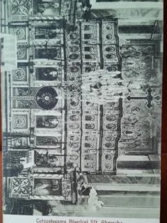 Carte postala, Catapeteasma Bisericii Sf.Gheorghe din Braila, perioada interbelica