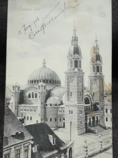 Carte postala, Catedrala din Sibiu, 1906
