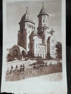 Carte postala, Catedrala Ortodoxa din Turda, perioada interbelica