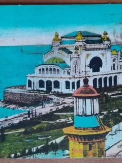 Carte postala, Cazinoul din Constanta, perioada interbelica