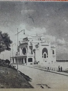 Carte postala, Cazinoul din Constanta, perioada interbelica