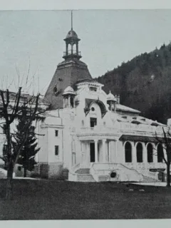 Carte postala, Cazinoul din Sinaia, 1926