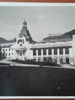 Carte postala, Cazinoul din Sinaia, 1928