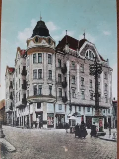 Carte postala, Cernauti Hotel Bristol, inceput de secol XX