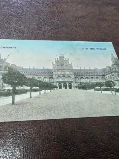 Carte postala Cernauti Palatul Elisabeta, 1921