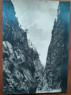Carte postala, Cheile Bicazului, perioada interbelica
