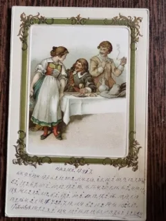 Carte postala circulata, color, adresata Athenei Carsinescu