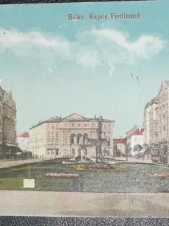 Carte postala, circulata, color, Timisoara Bdul Regele Ferdinand, 1926