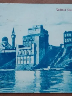 Carte postala, circulata, Constanta, vedere de pe mare, 1926