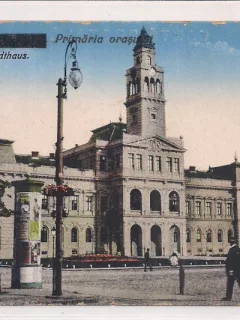 Carte postala circulata din perioada interbelica
