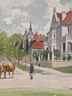 Carte postala circulata in 27 februarie1921