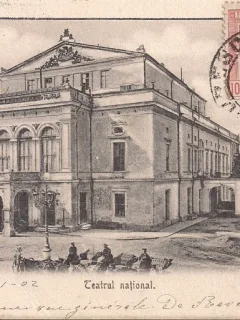 Carte postala circulata in 29 ianuarie 1902