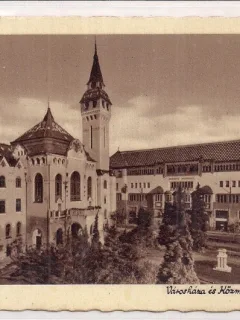 Carte postala circulata in 8 august 1946