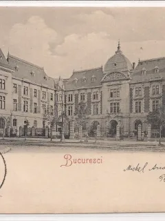 Carte postala circulata in anul 1900 Bucuresti