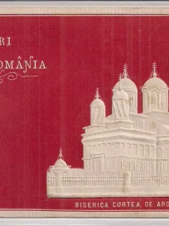 Carte postala circulata in anul 1900 Salutari din Romania