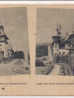 Carte postala circulata in anul 1900 Sinaia