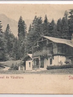 Carte postala circulata in anul 1900 Sinaia