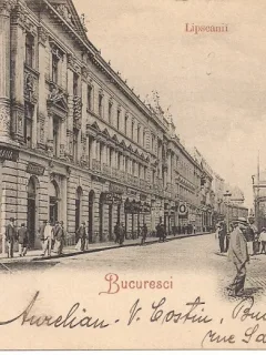 Carte postala circulata in anul 1902 Bucuresti