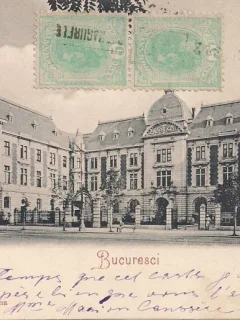 Carte postala circulata in anul 1902 Bucuresti
