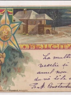 Carte postala circulata in anul 1902 Romania