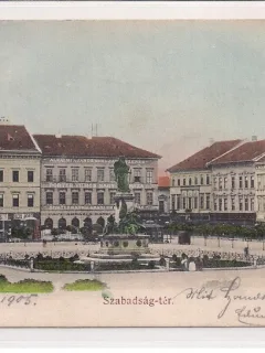 Carte postala circulata in anul 1903 Arad